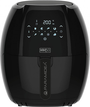 pyramidea Mamboaf08b Friggitrice Ad Aria Capacità 8 Litri Potenza 1800 Watt Con Display Touch Colore Nero - Mamboaf08b