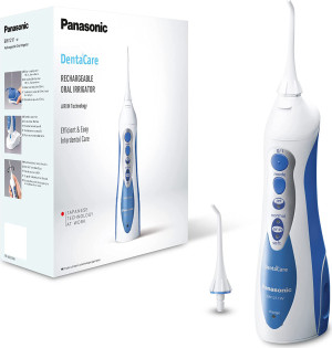Panasonic Ew1211w845 Idropulsore Ricaricabile Batteria 3 Livelli Di Regolazione Pressione Colore Blu - Ew1211w845