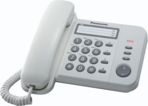 Panasonic Kx-Ts520ex1w Telefono Fisso A Filo Kx-Ts520ex1w