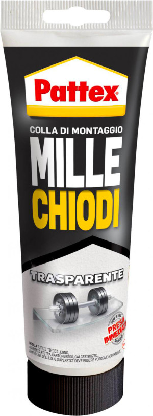 pattex 1948311 Millechiodi Trasparente Tubetto Gr 200 - 1948311