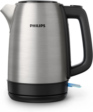 Philips Hd9350/90 Bollitore Elettrico Cordless Acqua Capacità 1.7 Litri Potenza 2200 Watt Spegnimento Automatico Colore Acciaio - Hd9350/90