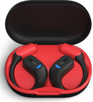 Philips Taa6709bk/00 Auricolari Bluetooth Tws A Clip Microfono Integrato Colore Nero/rosso 6000 Series - Taa6709bk/00