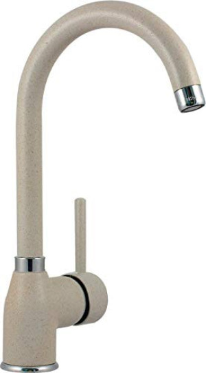 plados Petramix Ug56 Rubinetto Cucina Miscelatore Monocomando In Ultragranit Colore Jasmine Ug56 - Petramix