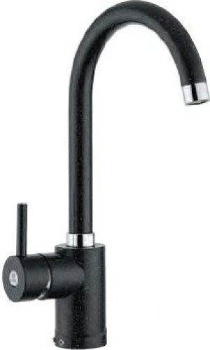 plados Polytek10ug70 Rubinetto Cucina Miscelatore Monocomando In Ultragranit Colore Black Matt Ug70 - Polytek10