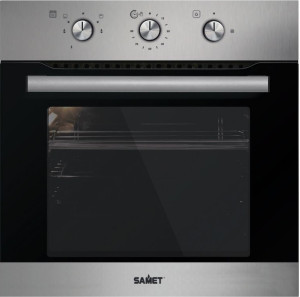 samet Adonegas Forno A Gas Da Incasso Multifunzione Con Grill E Timer 60 Litri 60 Cm Classe A Colore Inox - Adonegas