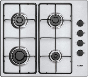 samet Ariane2025 Piano Cottura A Gas 4 Fuochi 60 Cm Materiale Acciaio Inox Colore Inox - Ariane202560ix