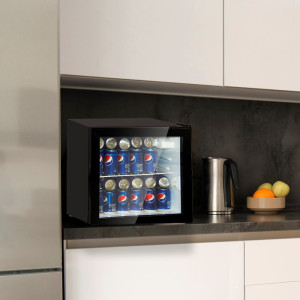 samet Cantina52 Mini Frigo Frigobar 50 Litri Classe F Tecnologia Defrost Colore Nero - Cantina52