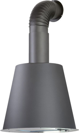 samet Retroan Cappa Cucina Aspirante A Parete Larghezza 50 Cm Classe C Colore Antracite - Retroan