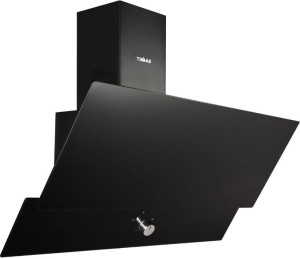 samet Turbine90 Cappa Cucina Aspirante A Parete Larghezza 90 Cm Classe D Colore Nero - Turbine90ne