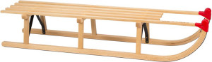 schreuders sport N50da05 Slitta Davos In Legno Resistente Lunghezza 120 Cm Portata Max 2x90 Kg - N50da05