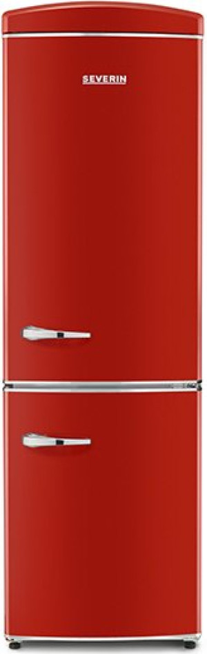 Severin Rkg8997 Frigorifero Combinato 225 Litri Classe E Raffreddamento No Frost Colore Rosso - Rkg8997