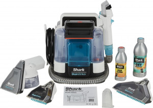 shark Px200eut Aspirapolvere Portatile Mini Aspirapolvere Senza Filo Smacchiatore Potenza 450 Watt Colore Bianco - Px200eut Stainstriker