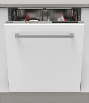 Sharp Qw-Ni14i47ex Lavastoviglie Da Incasso 13 Coperti Classe E Incassata A Scomparsa Totale 60 Cm - Qw-Ni14i47ex