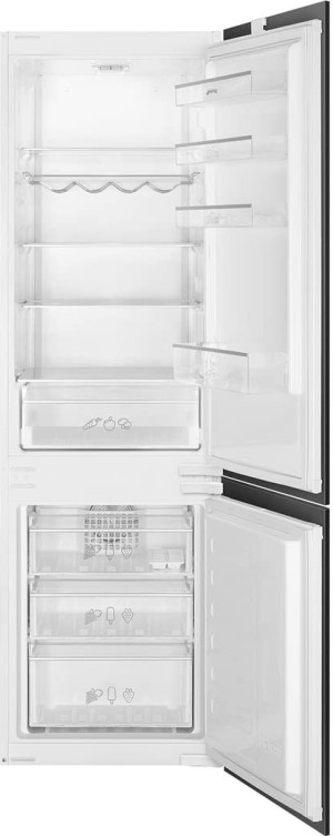 SMEG C3170ne C3170ne Frigorifero Da Incasso Combinato Capacità 262 Litri Classe Energetica E Raffreddamento No Frost