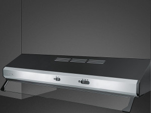SMEG Ksec81xe3 Cappa Cucina Aspirante Sottopensile Incasso Larghezza 80 Cm Profondità 49 Cm Classe C Colore Inox / Nero - Ksec81xe3