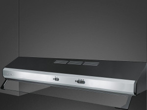 SMEG Ksec91xe3 Cappa Cucina Aspirante Semi-Integrata Larghezza 90 Cm Classe E Colore Inox/nero - Ksec91xe3