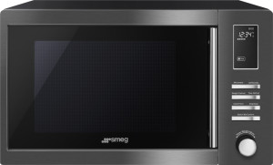 SMEG Moe25b Forno Microonde Con Grill Capacità 25 Litri Potenza 900 Watt Colore Acciaio - Moe25b