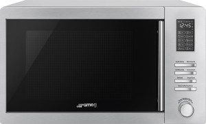 SMEG Moe34cxi2 Forno Microonde Combinato Con Grill Capacità 34 Litri Potenza 1100 Watt Inverter Colore Acciaio - Moe34cxi2