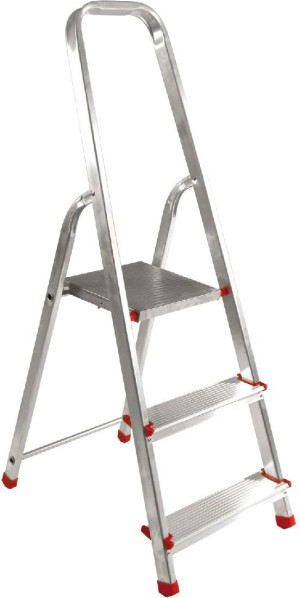 step up Gr3 Scala Domestica In Alluminio Con 3 Gradini Leggera Con Portata 100kg Gr3
