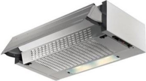 tecnowind K104r0076 Cappa Cucina Aspirante Sottopensile Incasso Larghezza 60 Cm Profondità 42 Cm Colore Grigio - K104r0076