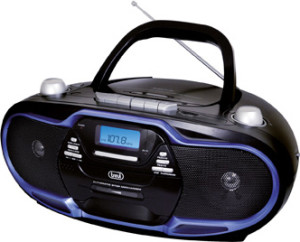 trevi 0057404 Boombox Radio Stereo Cd / Mp3 Con Supporto Mp3 Colore Nero, Blu - 0057404 - Cmp 574 Usb