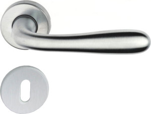 telese F0322 R812 Maniglia Con Rosetta Agnone Cromo Sat. Pezzi 2 - F0322 R812