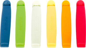 tescoma 420752 Clip Sacchetti Cm 9 Pz. 6 Presto Colori Assortiti - 420752