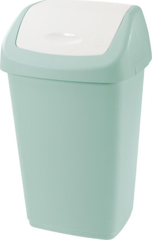 tontarelli 8101386acf Pattumiera Con Coperchio Basculante Aurora Salvia 9 Litri - 8101386acf