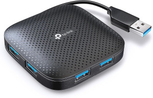 TP-Link Uh400 Hub Usb3.0 4 Porte Compact Design Senza Alim. Nero - Uh400