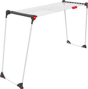 vileda Infinity Compact Stendibiancheria In Acciaio Con Griglia Centrale Estensibile Min-Max 117-205 Cm E Ruote Spazio Stenditura 19 Mt - Infinity