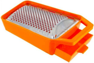veca Gr001 Grattugia Formaggio Con Cassetto Raccoglitore Plastica E Acciaio Colori Assortiti - Gr001