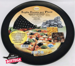 vespa 33936 Teglia Forno Per Pizza Forata Antiaderente Rotonda In Alluminio 34,5 Cm
