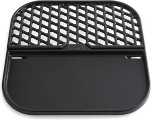 Weber 8858 Piastra Per Barbecue In Ghisa Dimensioni 36x36 Cm Colore Nero - 8858