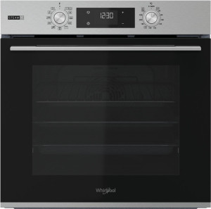 Whirlpool Omsk58hu1sx Forno Elettrico Da Incasso Ventilato Multifunzione Con Grill E Funzione Pizza 71 Litri 60 Cm Classe A+ Colore Nero Inox -