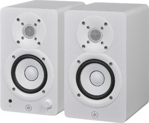 Yamaha Hs4-W Hs4 Studio Monitor Coppia Di Casse Monitor Da Studio A 2 Vie Con Bass-Reflex 4.5" E 52 Watt Di Potenza Colore Bianco - Hs4-W