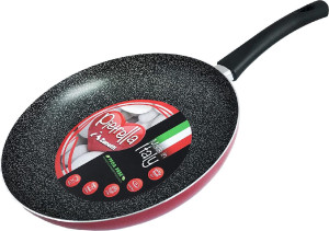 zanetti 450830 Padella Antiaderente In Alluminio 30 Cm Manico Bachelite La Rossa