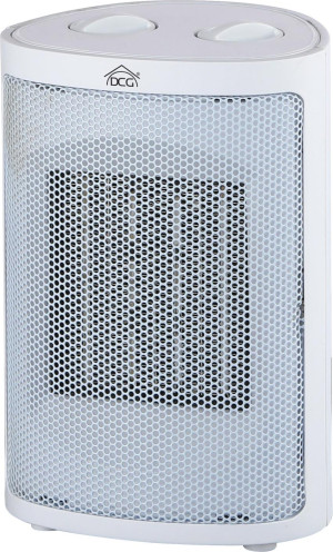 dcg Ptc0150 Termoventilatore Ceramico Stufa Elettrica Caldobagno Potenza 1500 Watt Con Termostato Colore Bianco - Ptc0150