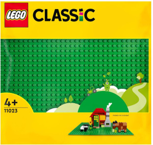 Lego 11023 Classic - Base Verde Tavola Per Costruzioni Quadrata Con 32x32 Bottoncini Piattaforma Classic - A Per Mattoncini Per Costruire Ed Esporre