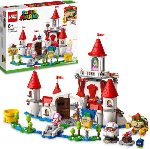 Lego 71408 Super Mario - Pack Espansione Castello Di Peach Playset Con Personaggi Di Bowser, Ludwig E Goomba Da Abbinare A Uno Starter Pack Per