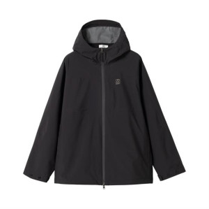66°North Unisex Adalvik Packable Rain Jacket, Black S