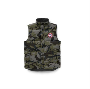 Canada Goose Mens Garson Crew Vest, Classic Camo Coastal XL