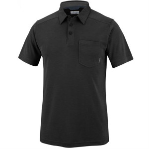 Columbia Sportswear Columbia Sun Ridge II Novelty Polo Mens, Black M