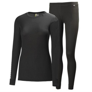 Helly Hansen Womens HH Comfort Dry 2-Pack, Black 41