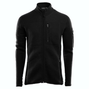 Aclima FleeceWool Jacket Mens, Jet Black XL