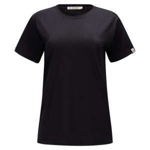 Aclima LightWool Classic Tee Womens, Jet Black XS