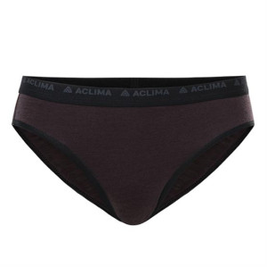 Aclima LightWool Briefs Womens, Chocolate Plum