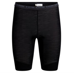 Aclima LightWool Shorts Long Womens, Jet Black XXL