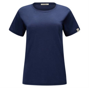 Aclima LightWool Classic Tee Womens, Navy Blazer M