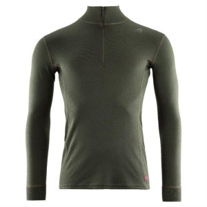 Aclima WarmWool Mockneck Mens, Olive Night