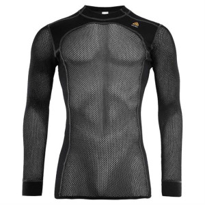 Aclima WoolNet Crewneck Mens, Jet Black 43